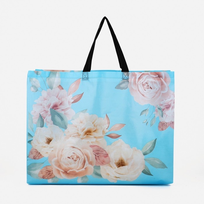 Сумка хозяйственная без застёжки, цвет голубой Сумка хозяйственная без застёжки, цвет голубой