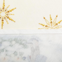 Скатерть новогодняя Этель Christmas time d=150см +/-3см с ГМВО, 100%хл, саржа 190 гр/м2