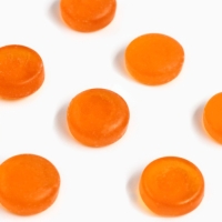 Новый год! Леденцы в блистере, со вкусом апельсина &laquo;Счастьеприносин&raquo;, 16 г