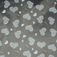 Пленка для цветов "Сердца - Любовь это...", белый 0,7 х 7,6 м, 40 мкм, 200 г Пленка для цветов "Сердца - Любовь это...", белый 0,7 х 7,6 м, 40 мкм, 200 г