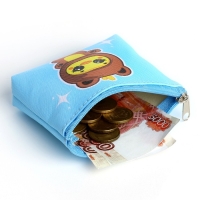 Кошелек детский "Милые зверята" МИКС, 11х0,5х8,5 см