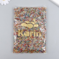 Бисер стекло 8/0 "Полупрозрачный разноцветный" 450 гр Бисер стекло 8/0 "Полупрозрачный разноцветный" 450 гр