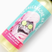 Гель для душа &laquo;На расслабоне, на чиле&raquo;, 100 мл, аромат дыни, BEAUTY FOX