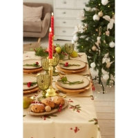 Скатерть новогодняя Доляна "&laquo;Новогоднее настроение&raquo;" 110*145 см, 100% п/э