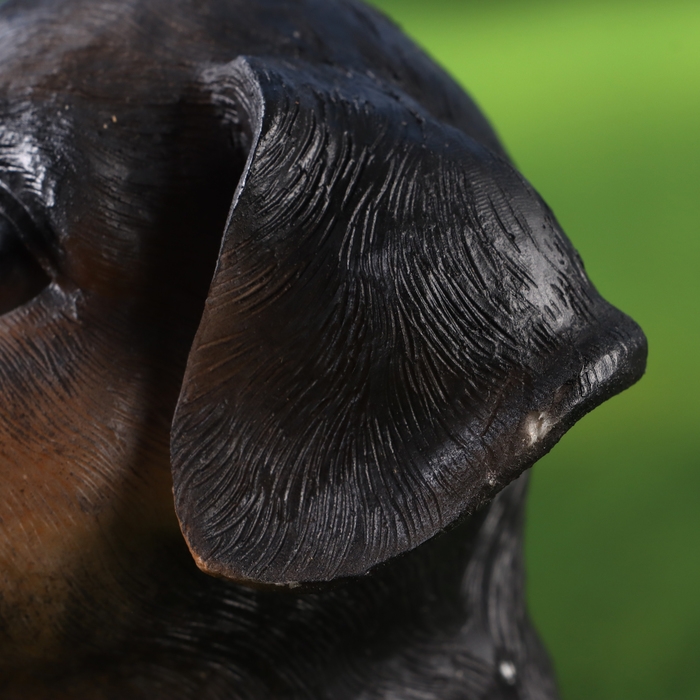 Садовая фигура Садовая фигура "Щенок ротвейлера" 13х15х18см ///