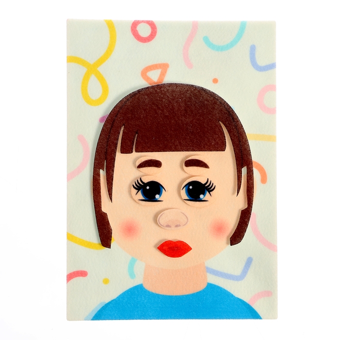 Игра &mdash; конструктор &laquo;Собери портрет&raquo;, 51 деталь