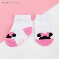 Набор носков Минни Маус, 2 пары, 10-12 см Набор носков Минни Маус, 2 пары, 10-12 см