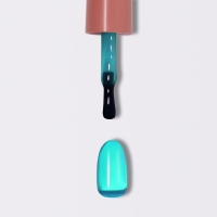 Гель лак для ногтей &laquo;STAINED GLASS&raquo;, 3-х фазный, 10 мл, LED/UV, цвет (73)