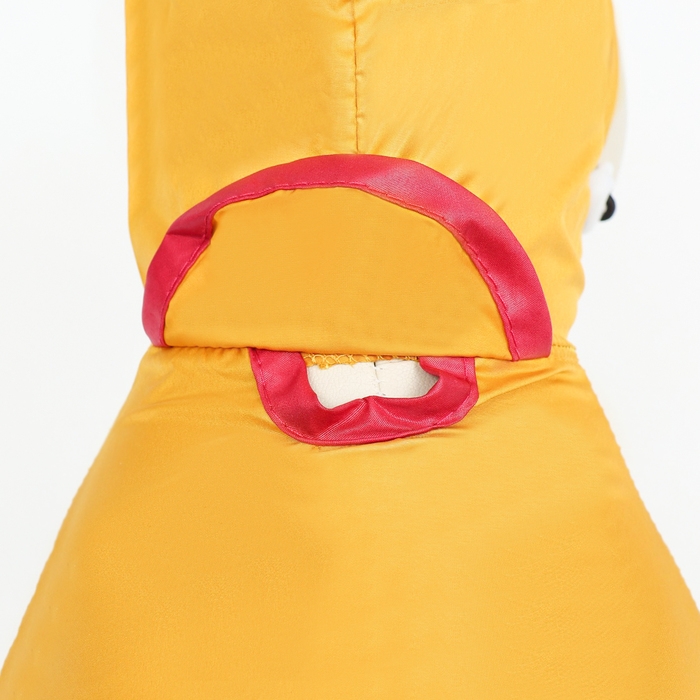 Комбинезон для собак, демисезонный, размер M (ДС 25-27, Ог 35-37, ОШ 27-29 см), жёлтый Комбинезон для собак, демисезонный, размер M (ДС 25-27, Ог 35-37, ОШ 27-29 см), жёлтый