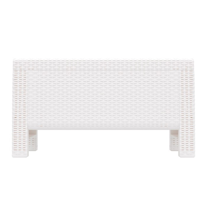 Стол "Ротанг", 76,5х57х42 см, цвет белый