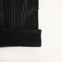 Перчатки мужские, размер XXXL, с утеплителем, цвет чёрный Перчатки мужские, размер XXXL, с утеплителем, цвет чёрный