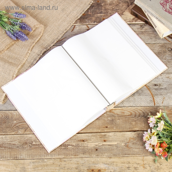 Фотоальбом на 400 фото 10х15см "Листья и шары" золот.обвод. в коробке МИКС 33,5х27,5х5,5см