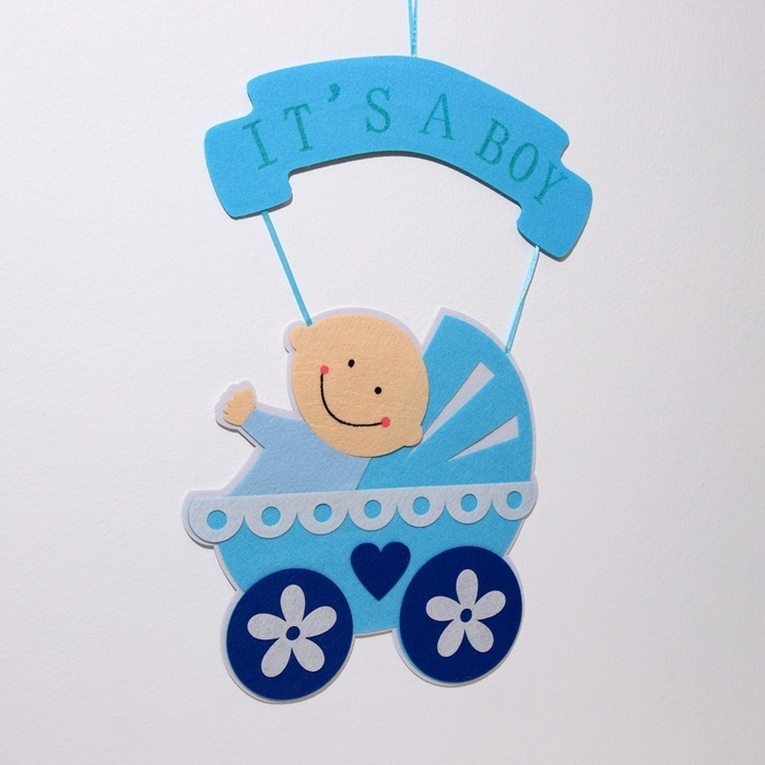 Декоративное украшение (подвеска) Декоративное украшение (подвеска) "IT'S A BOY" 32х32х43 см