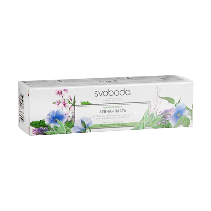 Зубная паста Svoboda фитокомплекс, 124 г Зубная паста Svoboda фитокомплекс, 124 г