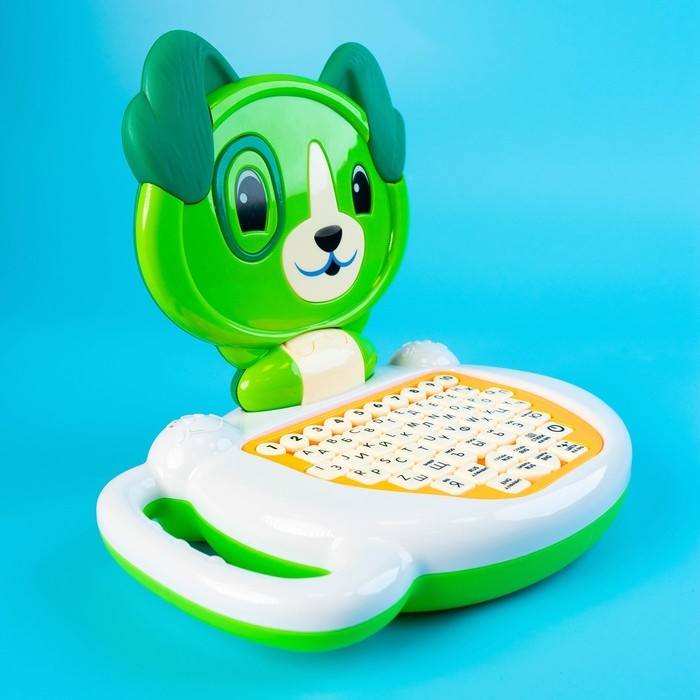 Обучающий компьютер &laquo;Собачка&raquo;, звук, цвет зелёный