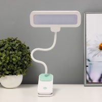 Настольная лампа "Лайти" LED 4Вт USB АКБ бело-зеленый 12,5х19х32,5 см Настольная лампа "Лайти" LED 4Вт USB АКБ бело-зеленый 12,5х19х32,5 см