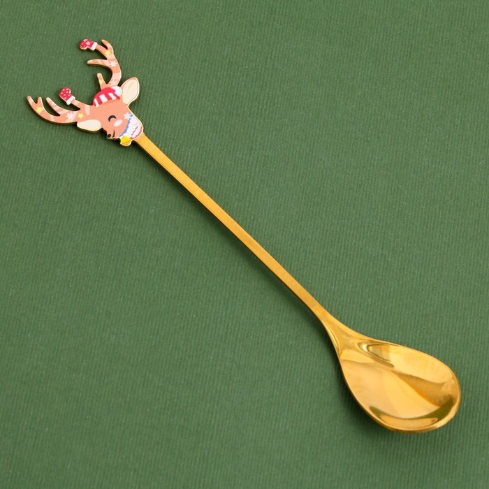 Ложка столовая с формовой ручкой «Тепла и уюта в Новом году!», 2,7 х 14,5 см Ложка столовая с формовой ручкой «Тепла и уюта в Новом году!», 2,7 х 14,5 см