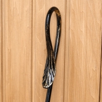 Щетка каминная, ручная ковка 45х10 см