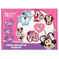 Набор для шитья из фетра с перфорацией "Минни и единорог", Минни Маус