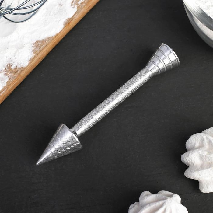 Гвоздь кондитерский для создания цветов Доляна, 13,5×2,5 см, цвет серебристый Гвоздь кондитерский для создания цветов Доляна, 13,5×2,5 см, цвет серебристый