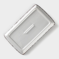 Блюдо фарфоровое Antica perla, 12&times;20,5 см