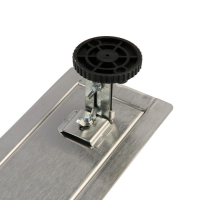 Трап ZEIN, c флaнцeм свободного вращения 360&deg;, 7х70 см, d=40/50 мм, нерж. сталь, сатин