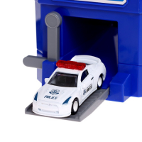 Парковка &laquo;Полицейский участок&raquo;, с 2 машинками, свет и звук