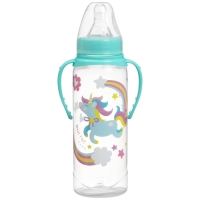 Подарочный детский набор «Волшебная пони»: бутылочки для кормления 150 и 250 мл, прямые, от 0 мес., цвет розовый Подарочный детский набор «Волшебная пони»: бутылочки для кормления 150 и 250 мл, прямые, от 0 мес., цвет розовый