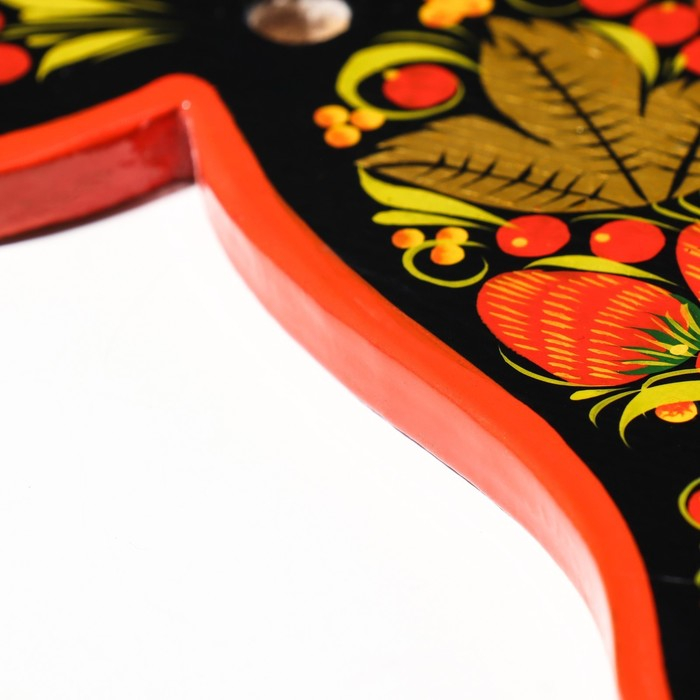 Доска разделочная &laquo;Груша&raquo;, хохлома