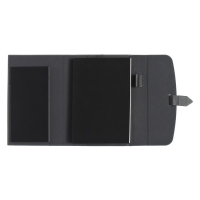 Ежедневник недатированный А5, 136 листов SENATE, обложка искусственная кожа, магнитный хлястик, сменный блок, серый