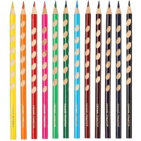 Цветные карандаши, 12 цветов, трехгранные, Синий трактор Цветные карандаши, 12 цветов, трехгранные, Синий трактор