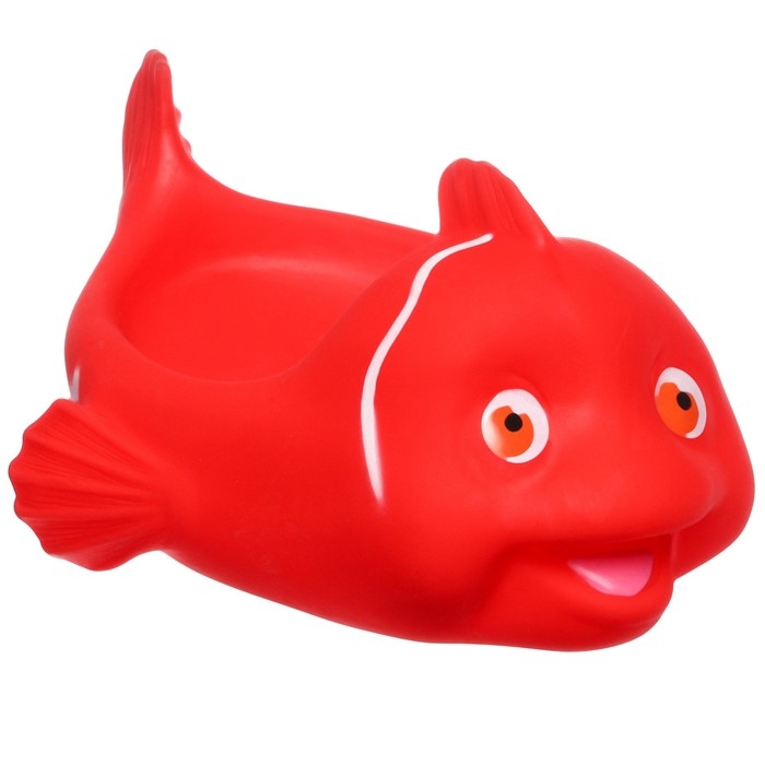 Набор резиновых игрушек для ванны &laquo;Мыльница: Рыбки&raquo;, 4 шт, Крошка Я