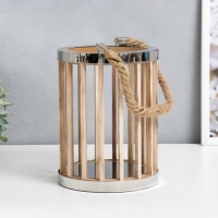 Подсвечник дерево "Цилиндр - рейка" набор 2 шт 15х15х21, 11,5х11,5х16 см Подсвечник дерево "Цилиндр - рейка" набор 2 шт 15х15х21, 11,5х11,5х16 см