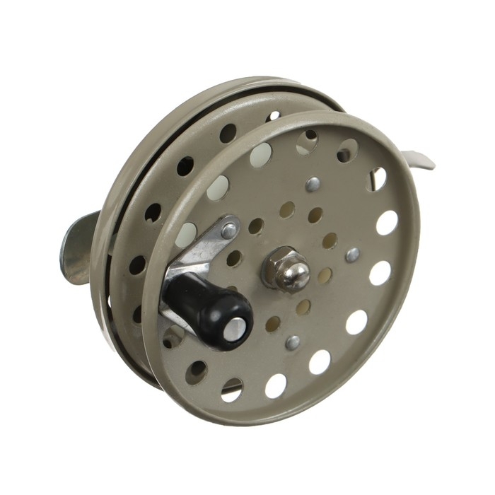 Катушка инерционная, металл, диаметр 6.5 см, крепление горизонтальное, цвет серый, 808-2 Катушка инерционная, металл, диаметр 6.5 см, крепление горизонтальное, цвет серый, 808-2