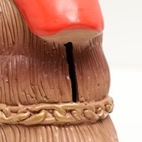 Копилка "Капибара в кепке" коричневый, 22см Копилка "Капибара в кепке" коричневый, 22см