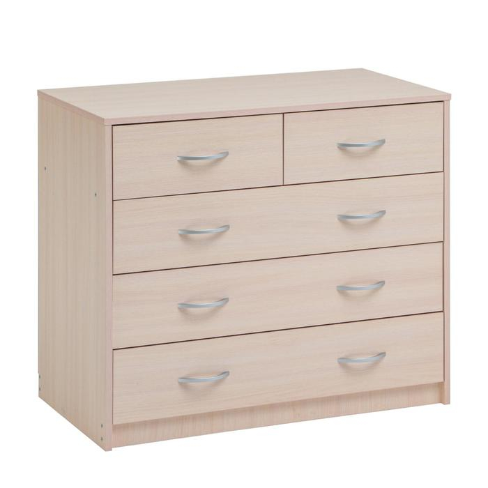 Комод 5 ящиков, 900х480х800, Венге светлый Комод 5 ящиков, 900х480х800, Венге светлый