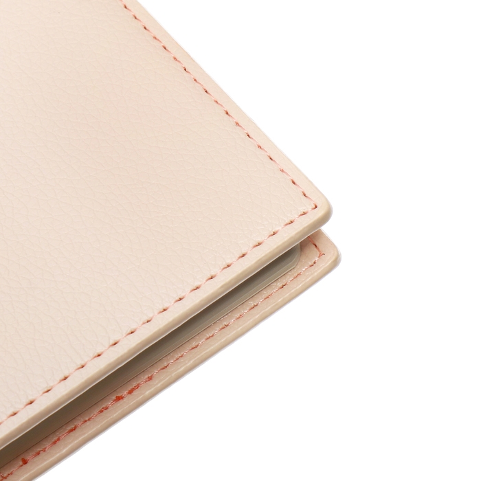 Органайзер на кольцах, А5, 128л, клетка, обл.кожзам, с боковой закладкой, Бизнес, бежевый