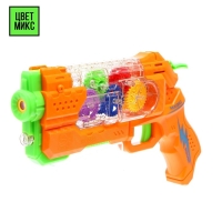 Бластер &laquo;Техно&raquo;, с вращающимися шестеренками, МИКС