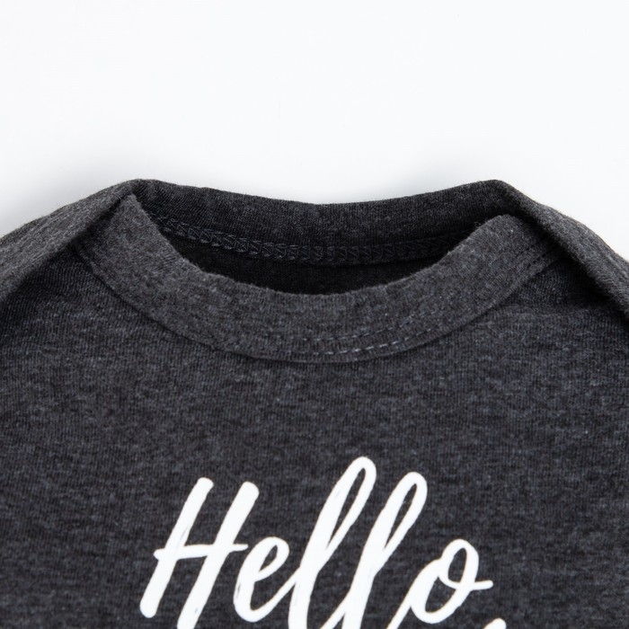 Боди детские с длинным рукавом Крошка Я Basic-3 шт, рост 68-74 см Боди детские с длинным рукавом Крошка Я Basic-3 шт, рост 68-74 см