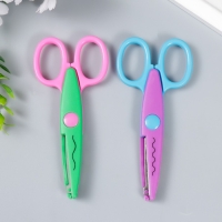 Ножницы рельефные "Цветик" (набор 2 шт) 13 см МИКС