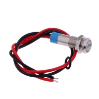 Светодиод, 12 В, 7,8 &times;16,5 мм, посадочный d=6 мм, белый