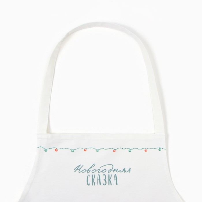 Новый год. Фартук Этель "Сказочный лес" 60х70 см, 100% хлопок, саржа 190 г/м2