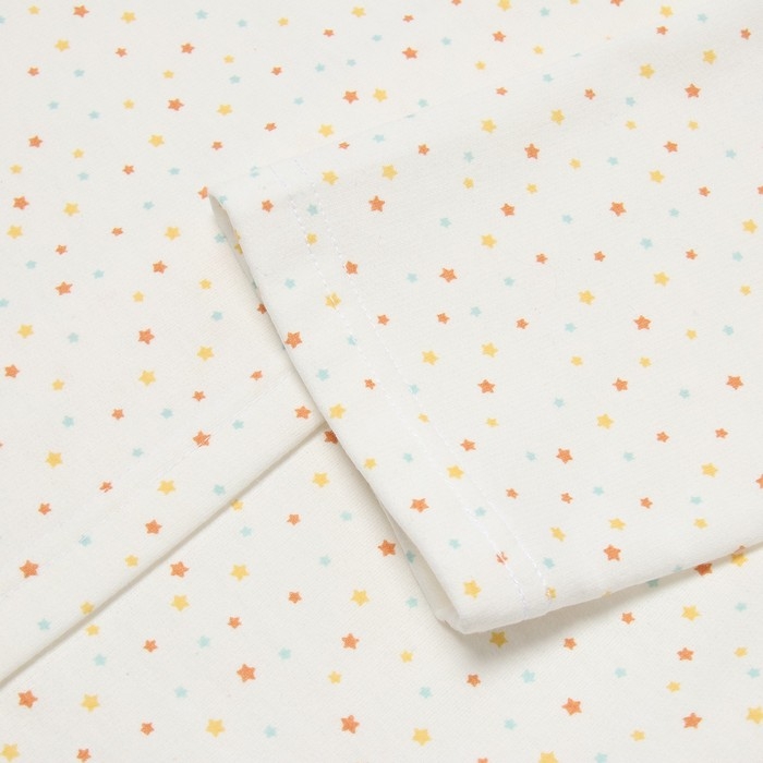 Халат для девочки НАЧЕС, цвет белый/звездочки, рост 110 см