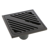 Трап ZEIN, 100х100 мм, вертикальный, d=32 мм, нержавеющая сталь, серый Трап ZEIN, 100х100 мм, вертикальный, d=32 мм, нержавеющая сталь, серый