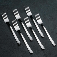 Набор столовых вилок &laquo;Торжество&raquo;, h=17,5 см, толщина 2 мм, 6 шт, цвет серебряный