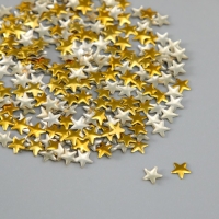 Декор для творчества металл "Звёзды" золото набор 300 шт 0,6х0,6 см Декор для творчества металл "Звёзды" золото набор 300 шт 0,6х0,6 см