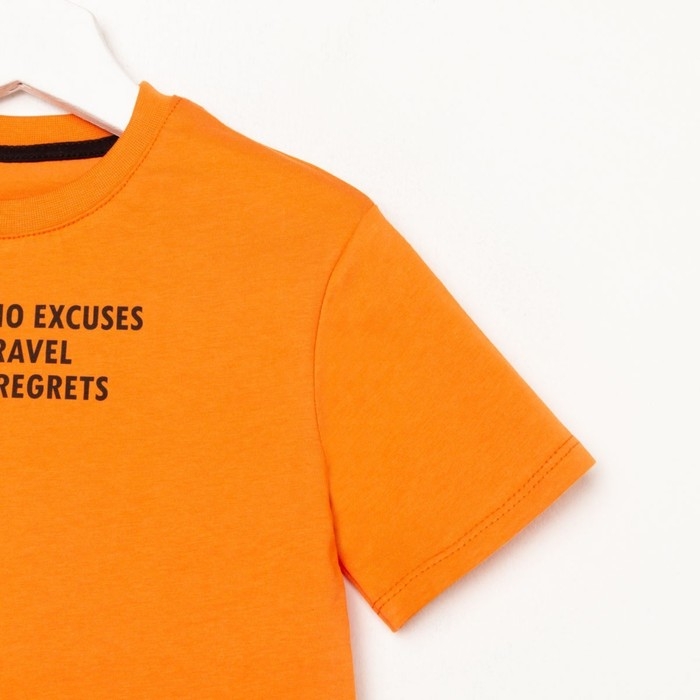 Футболка детская KAFTAN "Trendy" р.30 (98-104), оранжевый