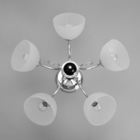 Люстра "Сицилия" 5х60Вт Е27 Хром, черный Люстра "Сицилия" 5х60Вт Е27 Хром, черный