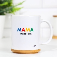 Кружка чайная керамическая "Поисковая система Мама" Кружка чайная керамическая "Поисковая система Мама"