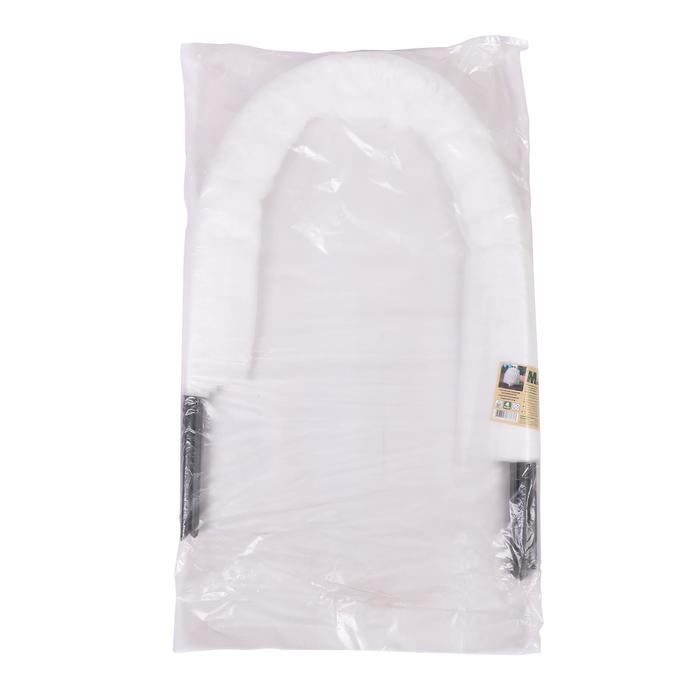 Парник прошитый, длина 4 м, 4 дуги из пластика, дуга L = 2 м, d = 16 мм, спанбонд 35 г/м&sup2;, &laquo;Малышок&raquo;